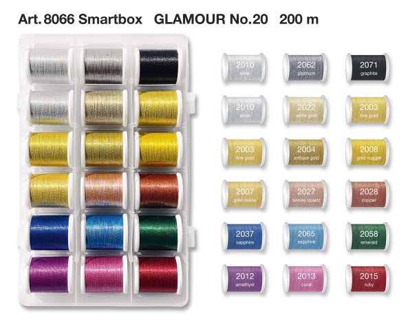 Madeira Glamour No.20 Smartbox (18 Farben/ 200 m)
