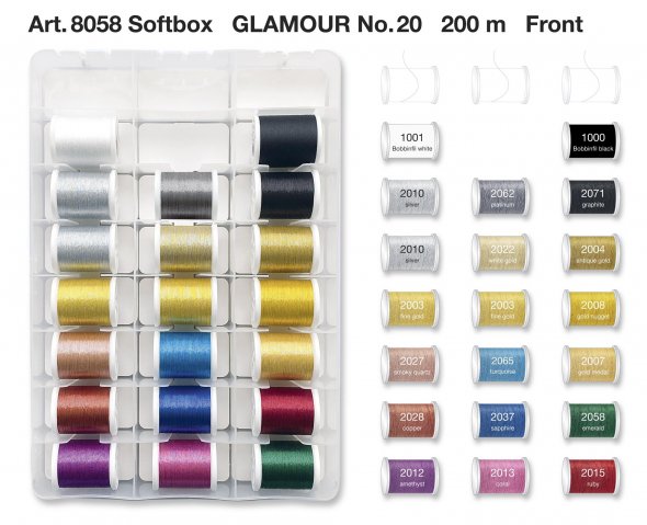 Madeira Glamour No.12 & 20 Softbox (42 Farben/ 200 m)