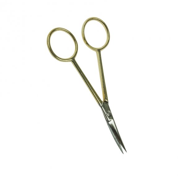 Madeira Präzisions-Stickschere (vergoldet/ gebogene Spitze/ 10,5 cm)