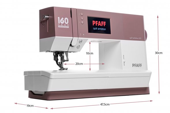 Pfaff quilt ambition 635 Sonderedition Computer Nähmaschine