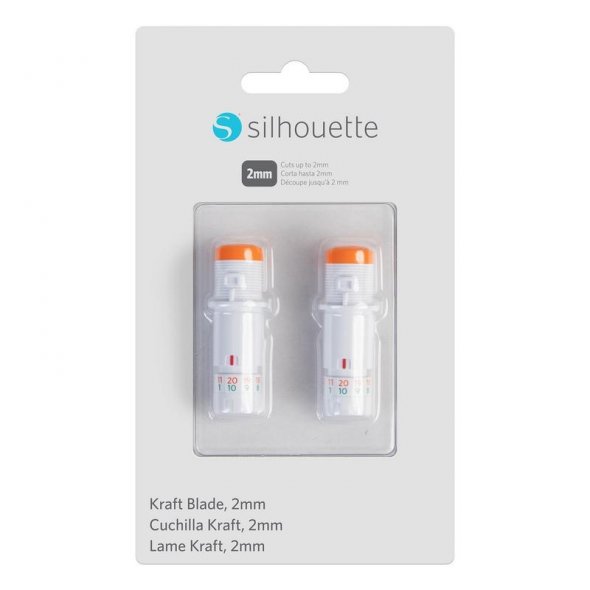 Silhouette starke Klingen für CAMEO 3 und Portrait 2 (2 x 2 mm Klingen)