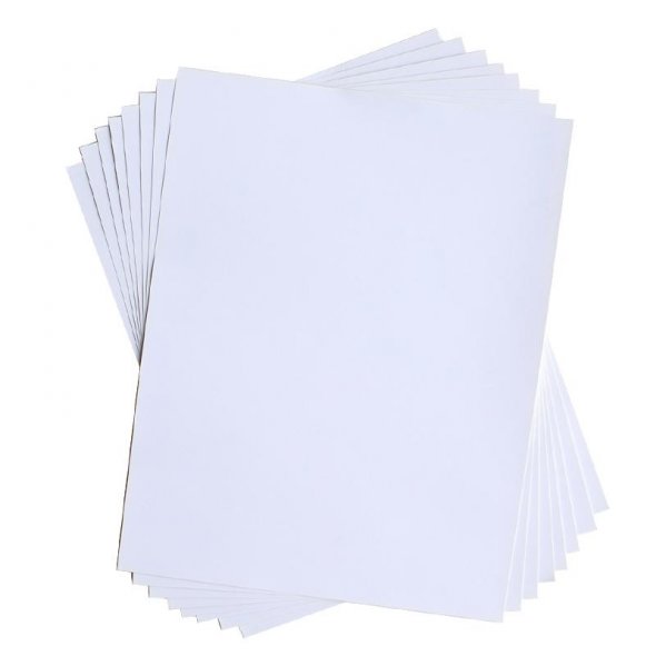 Silhouette Weiße Sticker Bögen (216 x 279 mm/ 8 Bögen)