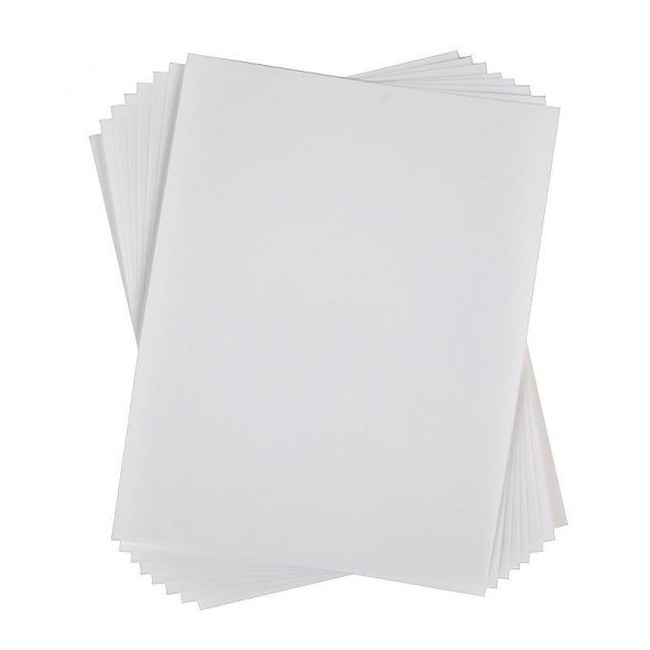 Silhouette Klare Transparente Sticker Bögen (216 x 279 mm/ 8 Bögen)