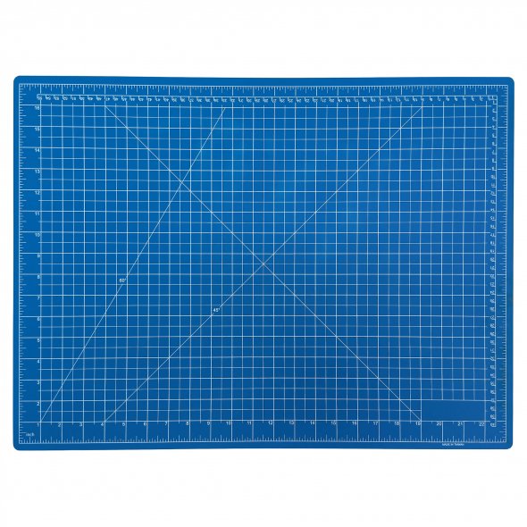 Schneidematte mit Metallkern blau A2 (Magnethaftung/ 60 x 45 cm)