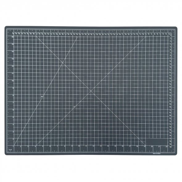 Schneidematte mit Metallkern grau A2 (Magnethaftung/ 60 x 45 cm)