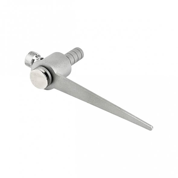 Kleiner Karl - Zuschneidehilfe silber (Aluminium/ glasperlengestrahlt)