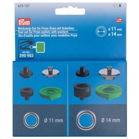 Prym Werkzeug-Set Ösen für Creative Tool (11 mm/ 14 mm)