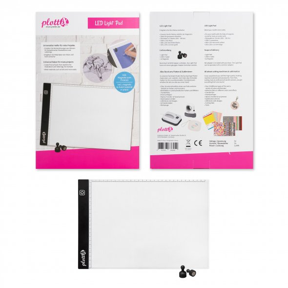 PlottiX Lightpad dimmbar (335 x 235 x 3,5 mm/ Arbeitsfläche 308 x 235 mm)