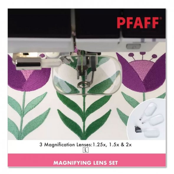 Pfaff Vergrößerungslinsen-Set (1,25-fach /, 1,5-fach/ 2-fach)