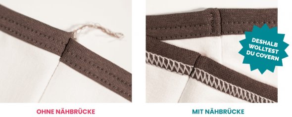 Nähbrücke Overlock (7 mm/ versch. Farben)