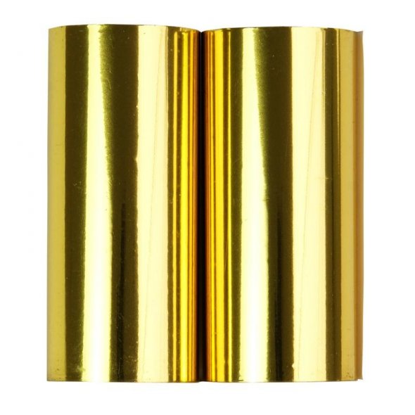 Silhouette Heat Transfer Folie Gold 2x 76mm x 10m
