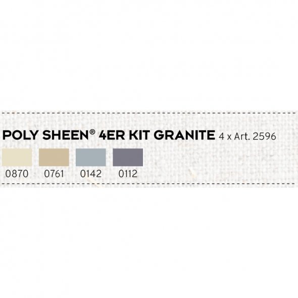 Amann Mettler POLY SHEEN 4GRANITE-KIT No.40 800 m