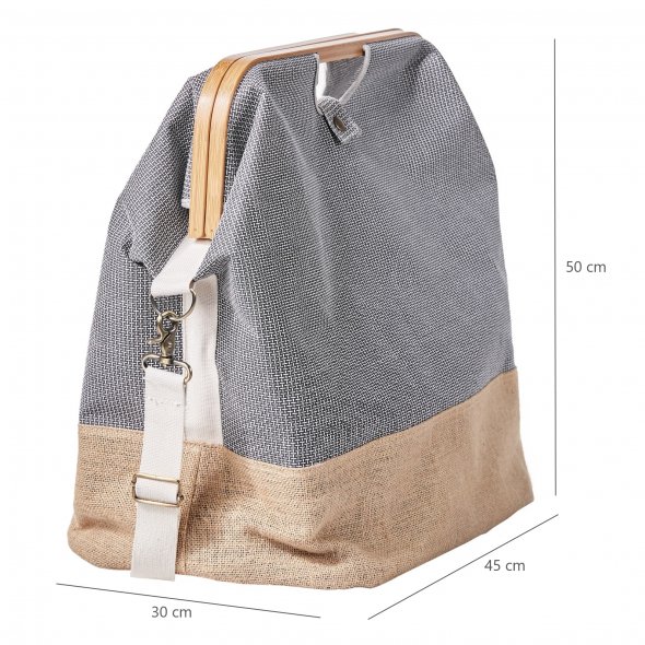 Prym Store & Travel Bag / M / anthrazit (Canvas / Bambus)