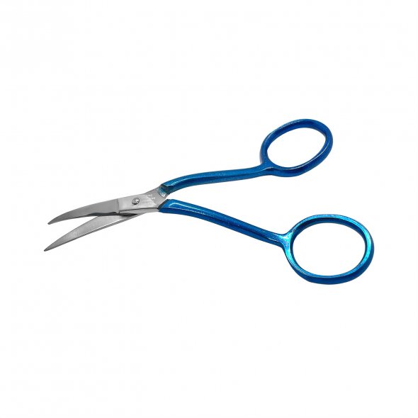 Famore Maschinenstickerei-Schere Mini (doppelt gebogen / linkshänder)