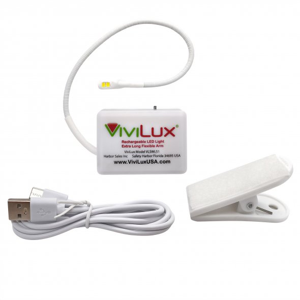Vivilux LED Licht mit Klammer (extra hell) zum Nähen und Basteln