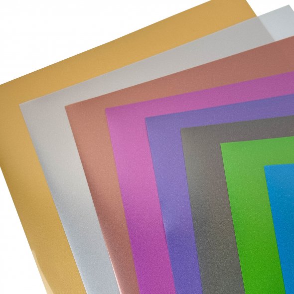 TECKWRAP Holo Schimmer Wärmetransfer-Vinyl (30 x 30 cm, versch. Farben, aufbügelbar, HTV )