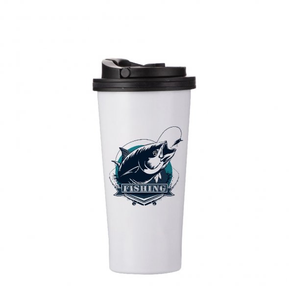 Thermo-Becher Coffee-To-Go (480 ml / weiß / für Sublimationsdrucke geeignet)