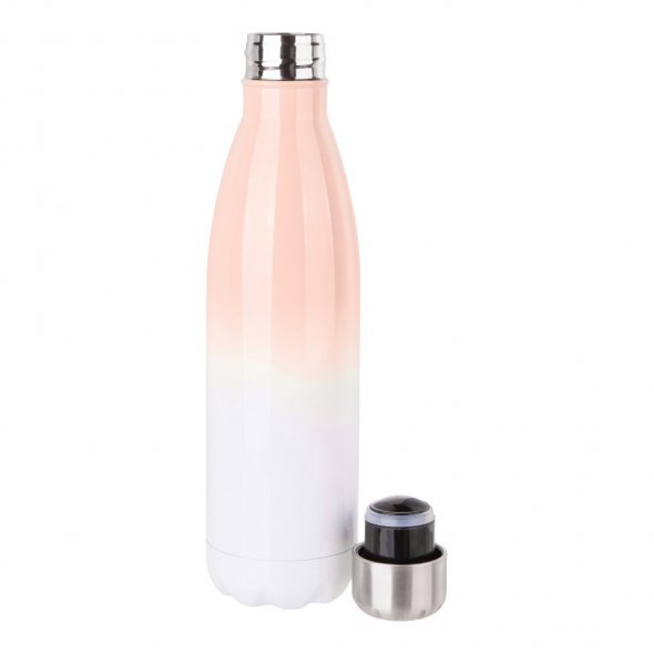 Thermo-Trinkflasche mit Farbverlauf (500 ml / für Sublimationsdrucke geeignet)