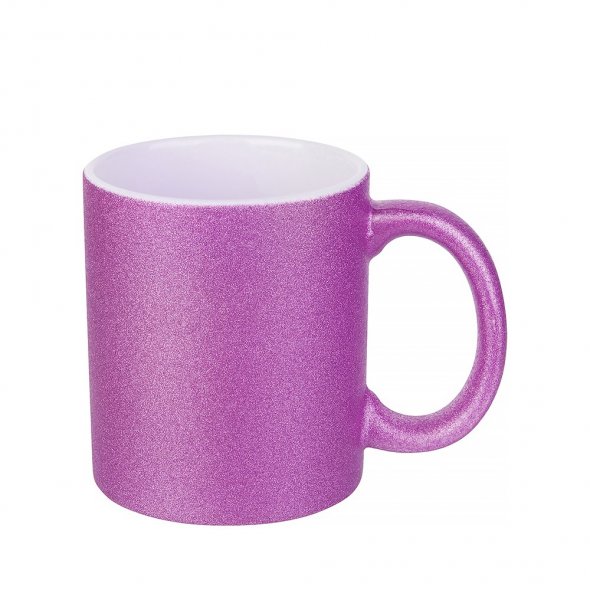 Sublimations-Tasse Glitter (330 ml / farbig)