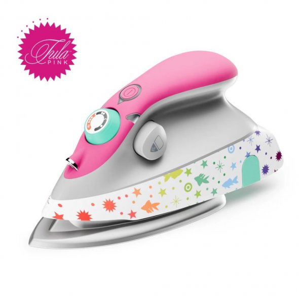 oliso x Tula Pink M3Pro Mini Projekt-Dampf-Bügeleisen (pink)