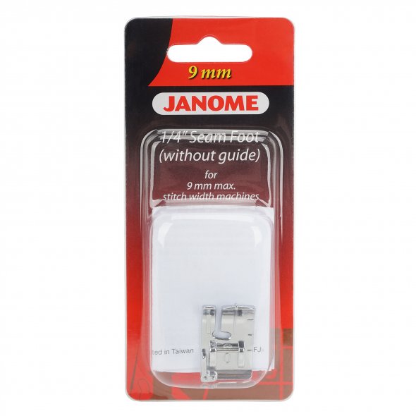 Janome ¼-Zoll-Saum-Nähfuß ohne Führung