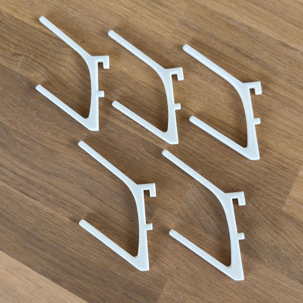 Lochwand - doppelter Spulenhalter für Garnrollen (5er Set)