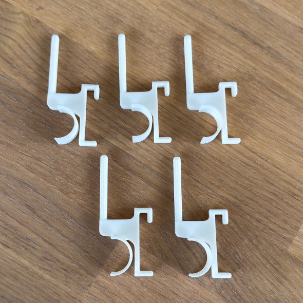 Lochwand - Haken mit Spule (5er Set)