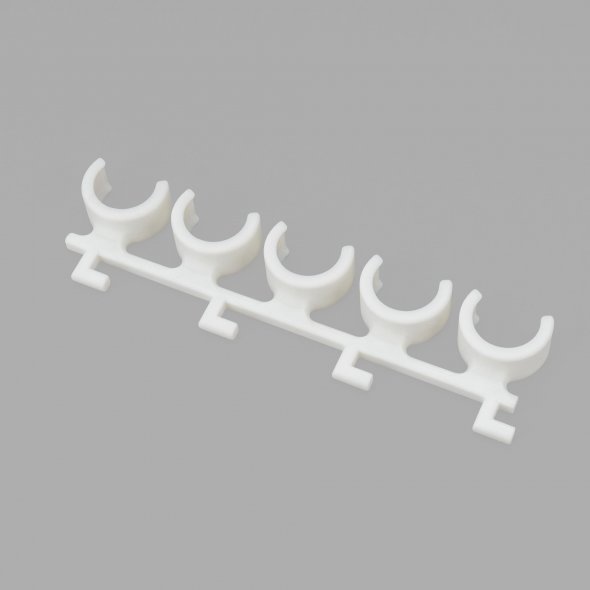 Lochwand - Spulenhalter vertikal (5x1 Spulen)