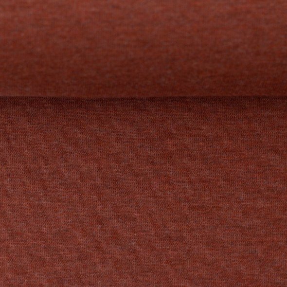 Baumwoll Jersey Stoff melange - Vanessa von Swafing 001339-hellburgundy: 1,0m