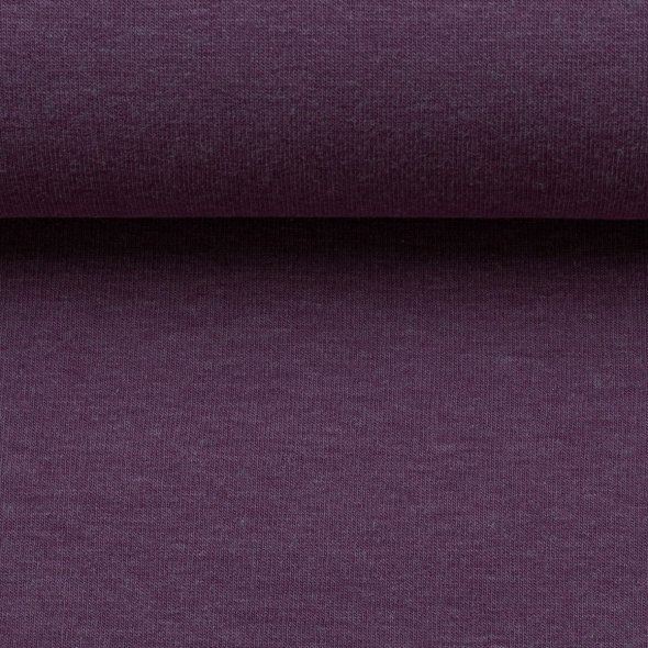 Baumwoll Jersey Stoff melange - Vanessa von Swafing 001646-lila: 1,0m
