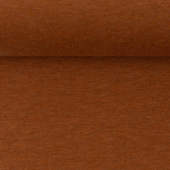 Baumwoll Jersey Stoff melange - Vanessa von Swafing 001715-kupfer: 1,0m