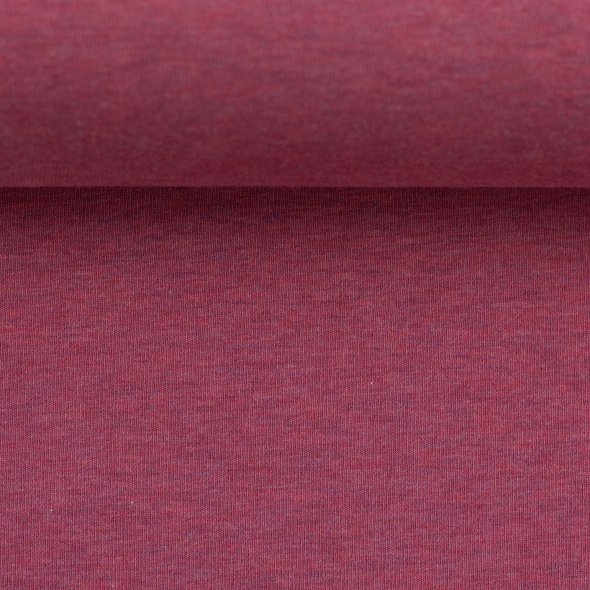 Baumwoll Sweat Stoff Eike angeraut melange - Eike melange von Swafing 001935-erika: 1,0m