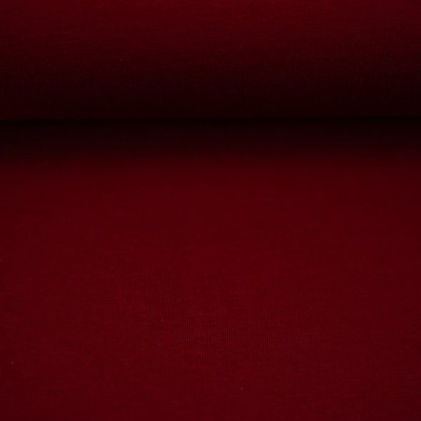 French Terry Stoff, uni - Maike von Swafing 000339-burgundy: 1,0m
