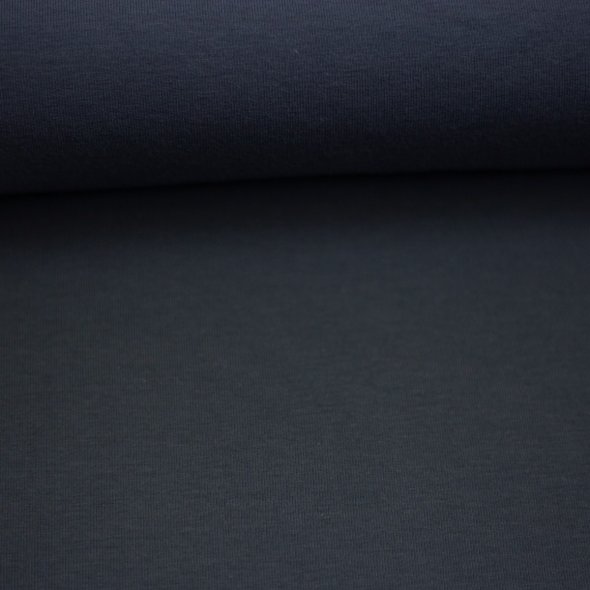French Terry Stoff, uni - Maike von Swafing 000744-jeansblau: 1,0m