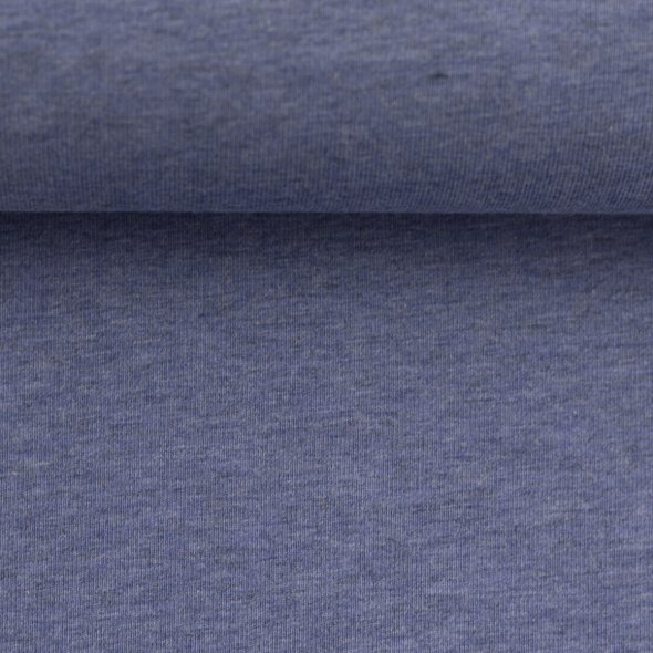 French Terry Stoff, meliert - Maike Melange von Swafing 001253-blau: 1,0m