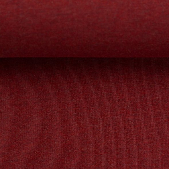 French Terry Stoff, meliert - Maike Melange von Swafing 001338-burgundy: 1,0m