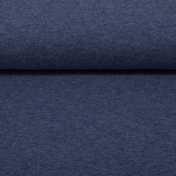 French Terry Stoff, meliert - Maike Melange von Swafing 001597-jeansblau: 1,0m