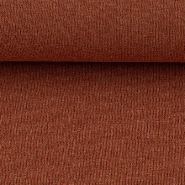 French Terry Stoff, meliert - Maike Melange von Swafing 001714-terracotta: 1,0m