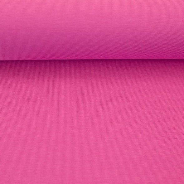 Baumwoll Jersey Stoff, uni - Vanessa von Swafing - Saisonale Farben FS26 000933-pink: 1,0m