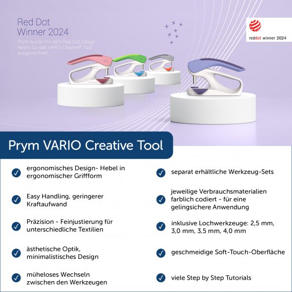 Prym VARIO Creative Tool, Edition Minze/Salbei (193 x 59 x 125 mm)