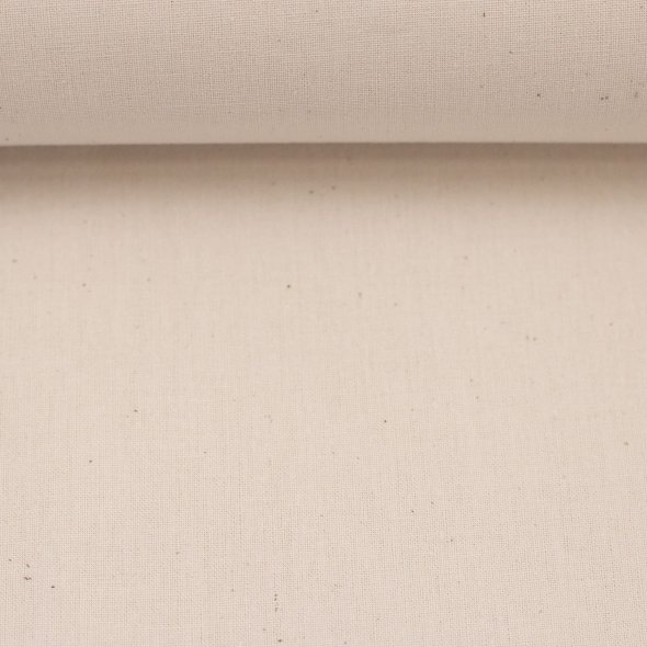 Baumwoll-Stoff Cretonne, rohweiß, 320 cm breit - Webware von Swafing: 1,0m