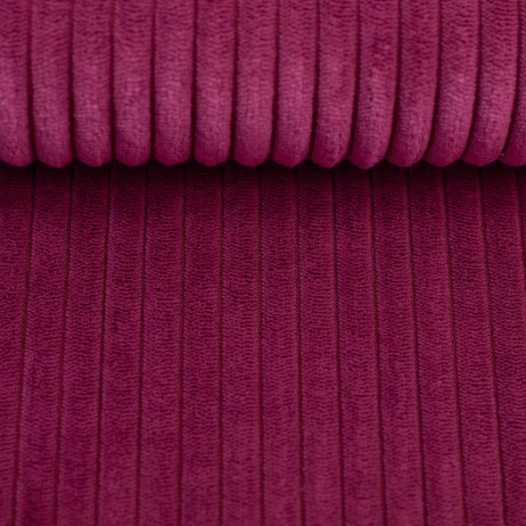 Cord-Samt Stoff, uni - Wanja by Swafing - Saisonfarben 000639-beere: 1,0m