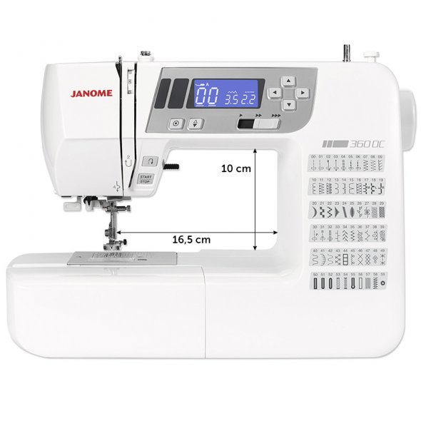 Janome 360 DC Versandrückläufer