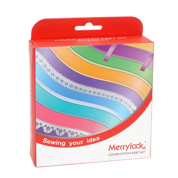 Füßchenset Merrylock Cover Stitch (7 Füße)