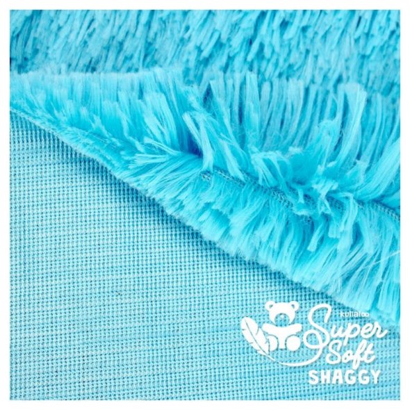 Kullaloo Zottelplüsch Super Soft SHAGGY (Florlänge 30 mm) 62386 - türkis