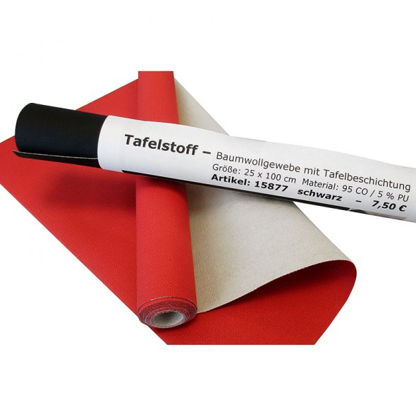 Tafelstoff (0,25 x 1 m) rot