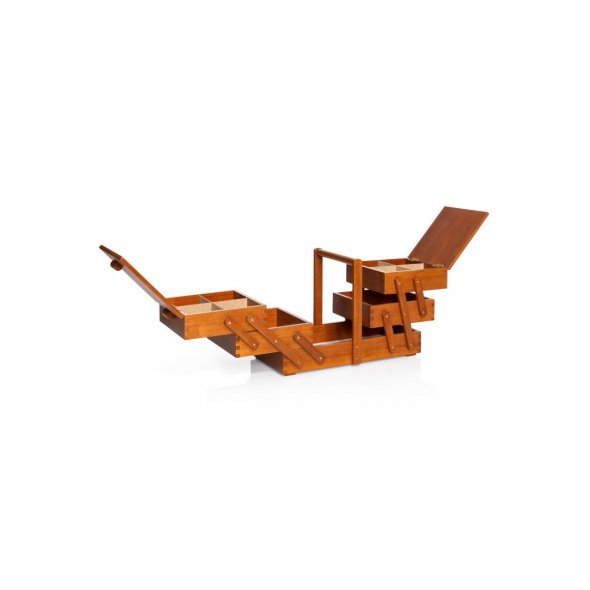Prym Nähkasten Holz L (dunkel)