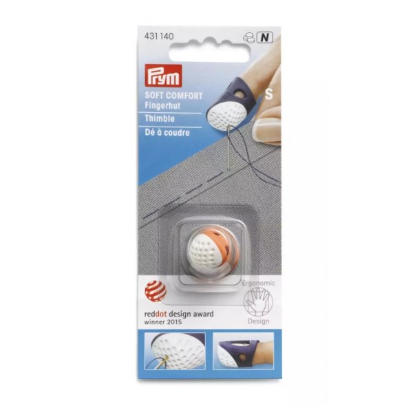 Prym Fingerhut SOFT Comfort S (orange)