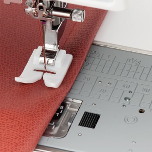 Janome Antihaftstichplatte mit Spulenschnelleinlage + Fuß