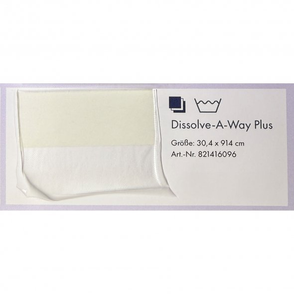Pfaff Dissolve-A-Way Plus Stabilizer (30,4 x 914 cm / wasserlösliches Stickvlies)